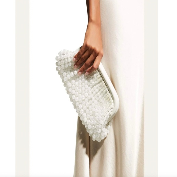Cult Gaia Nia  beaded Leather clutch - Picture 5 of 15